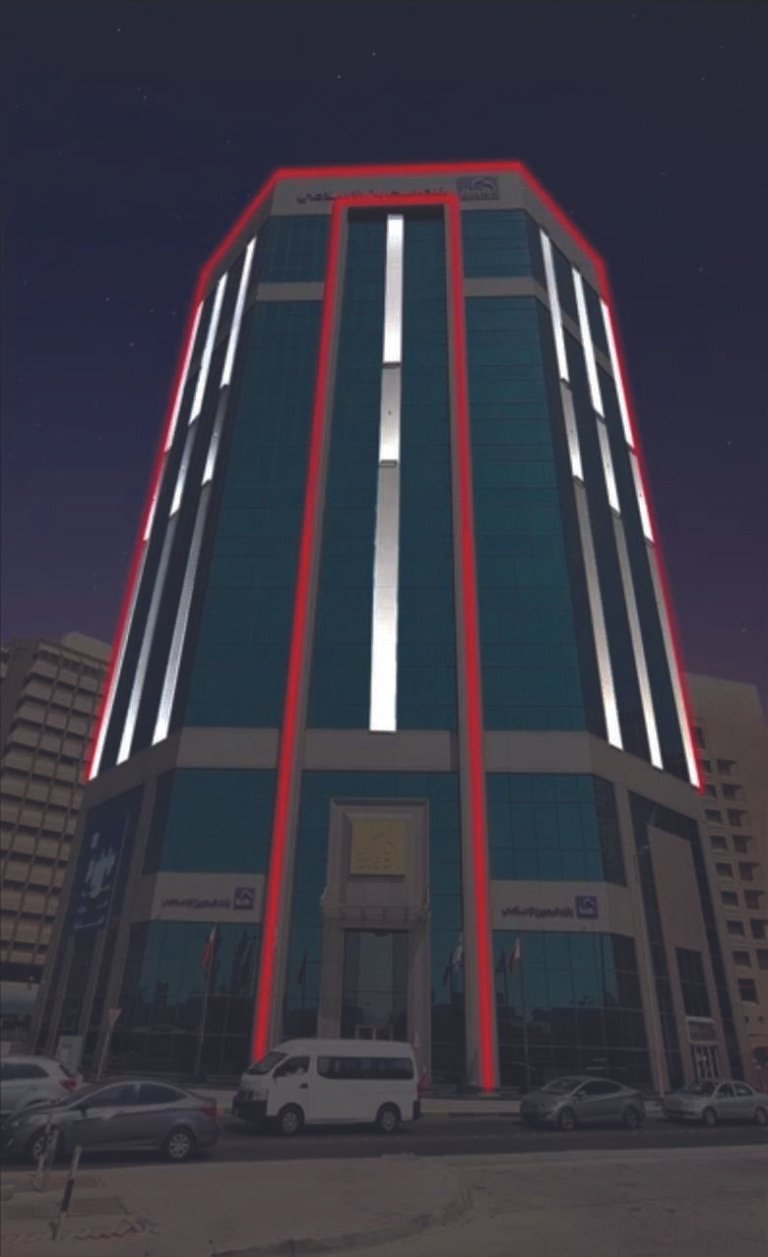 BISB HQ TOWER MANAMA FAÇADE LIGHT