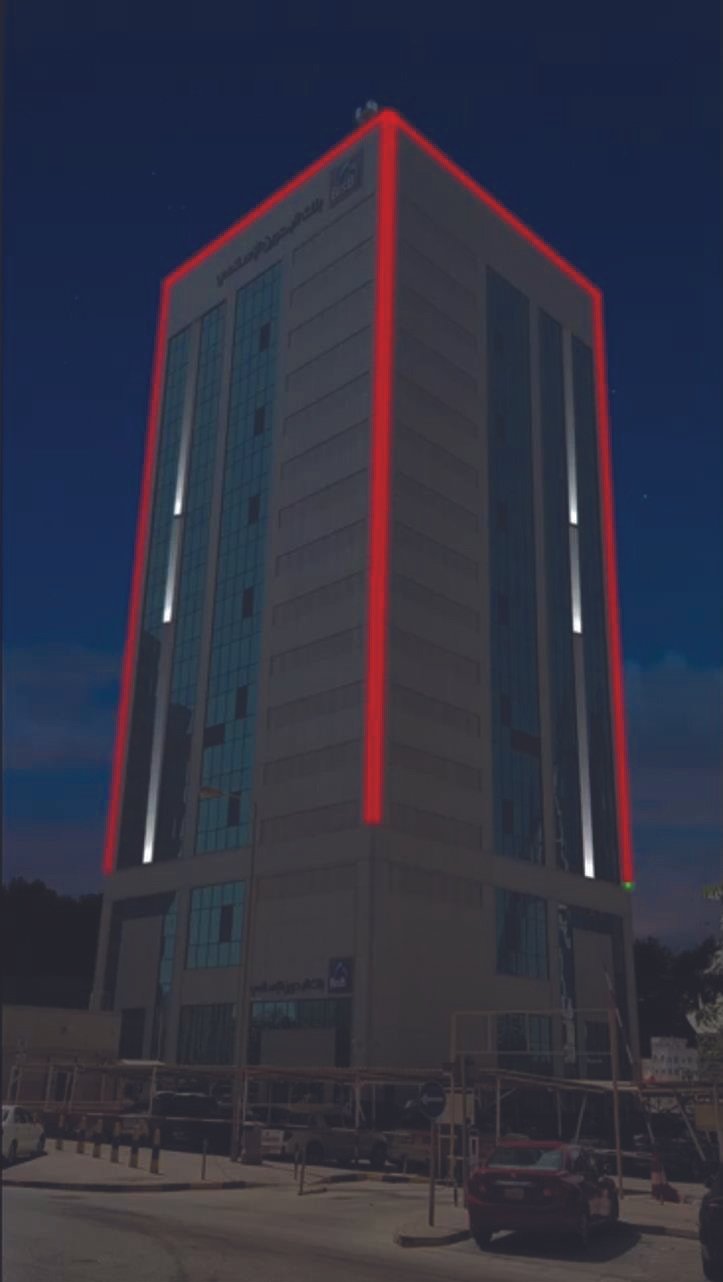 BISB HQ TOWER MANAMA FAÇADE LIGHT