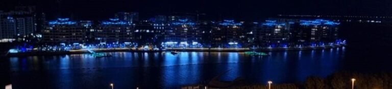 REEF ISLAND 8 BUILDINGS FACADE LIGHTING