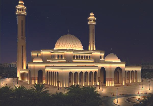 ALFATEH GRAND MOSQUE MANAMA FAÇADE LIGHT DESIGN