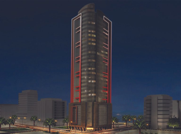 FRASER SUITES DIPLOMATIC AREA FAÇADE LIGHT DESIGN