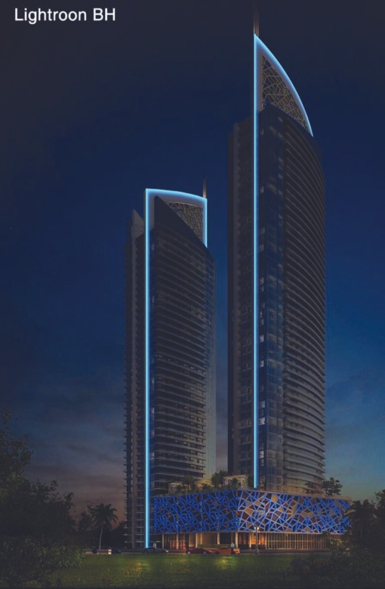GOLDEN GATE TOWER MANAMA FAÇADE LIGHT DESIGN