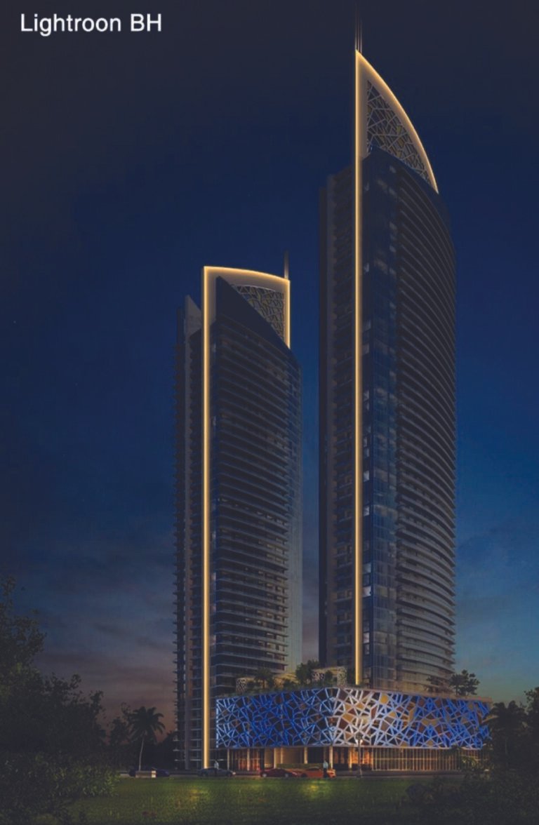 GOLDEN GATE TOWER MANAMA FAÇADE LIGHT DESIGN
