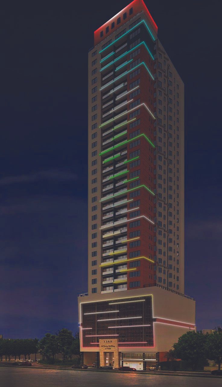 35 STORY HIDD FAÇADE LIGHT DESIGN