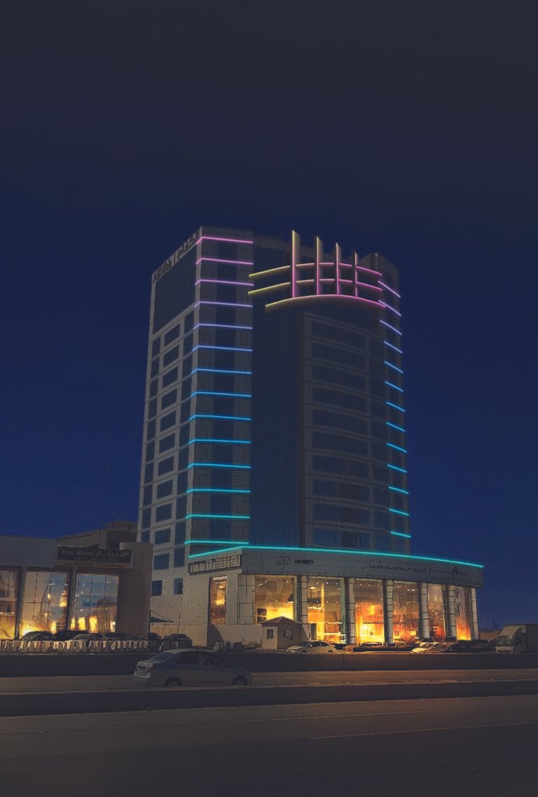 AL KIFFAH TOWER KHOBAR FAÇADE LIGHT DESIGN